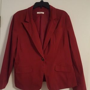 Red blazer great for the holiday season